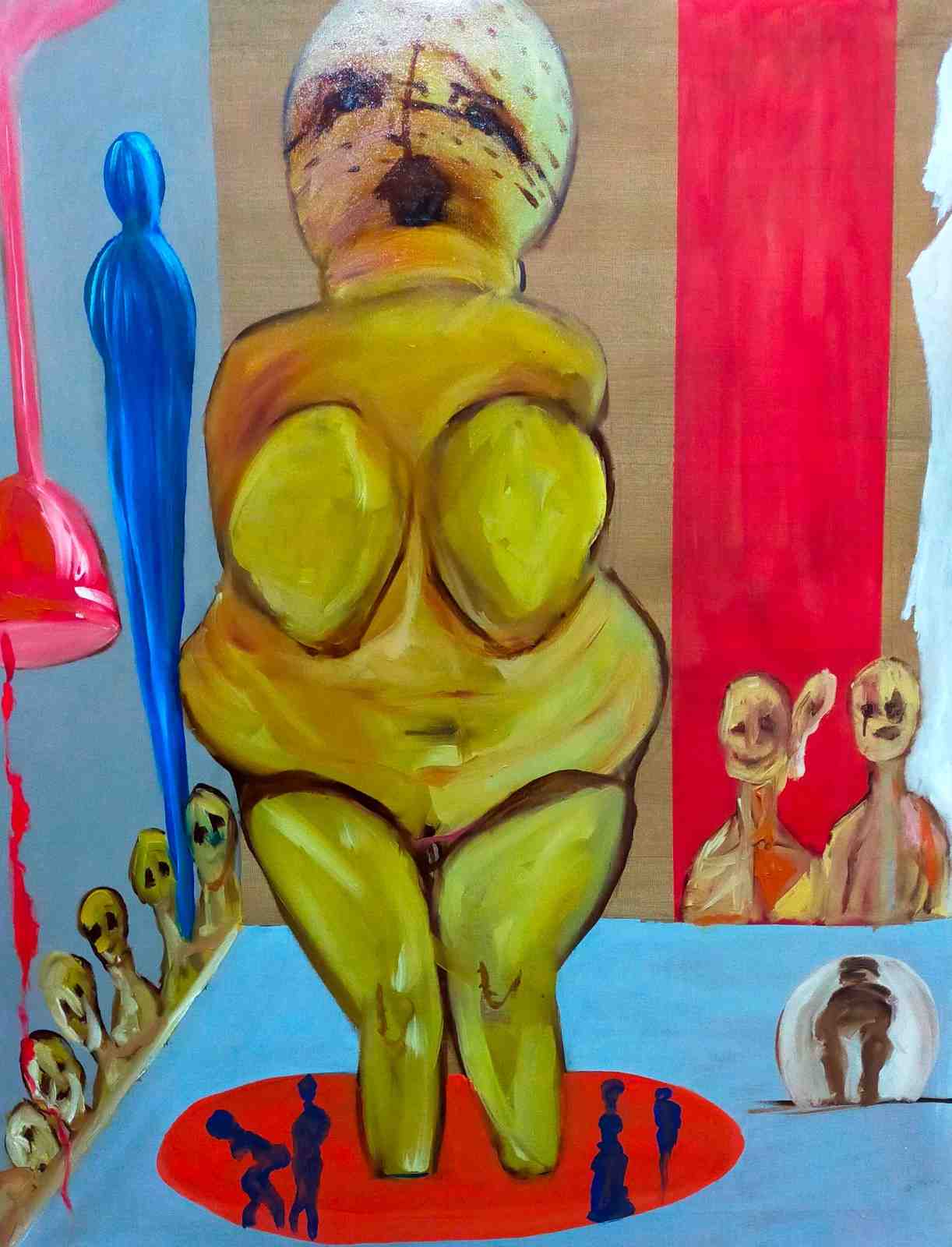 " La Cène : Venus de Willendorf 2"