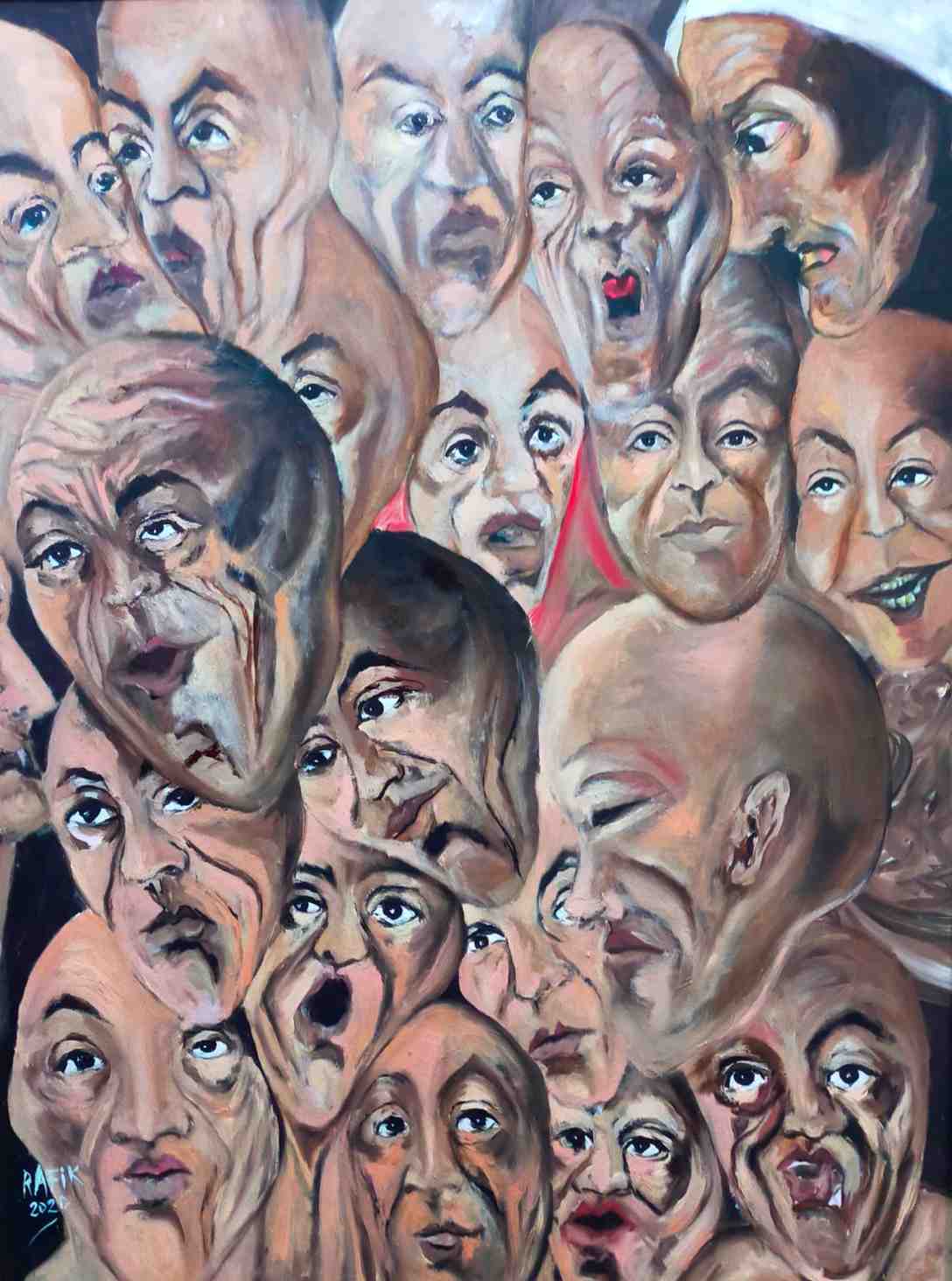 “World painted blood”