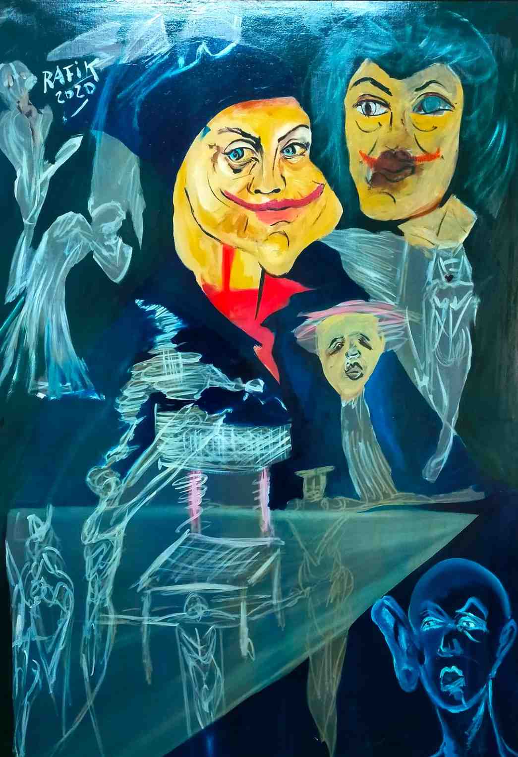 « autoportrait en  pape 2 »