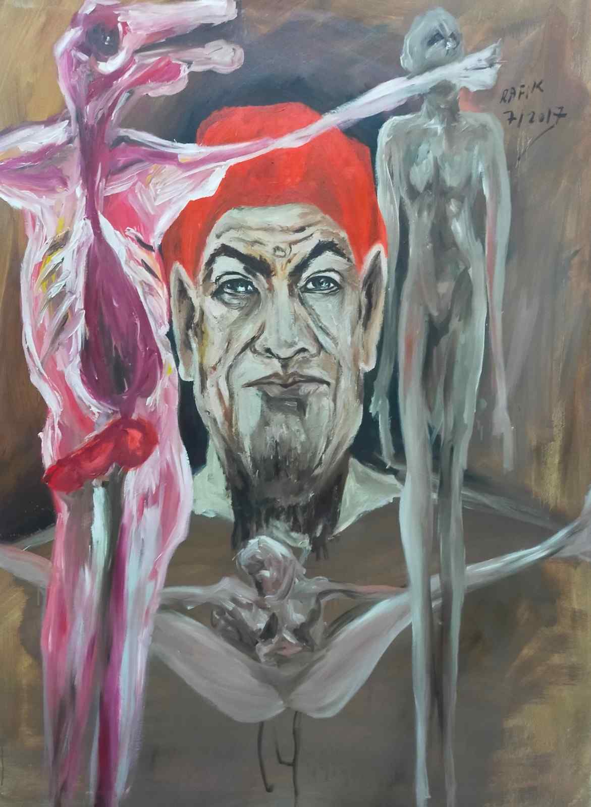 Scène Religieuse Stylisée