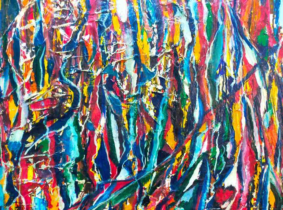 Composition Abstraite Structurée