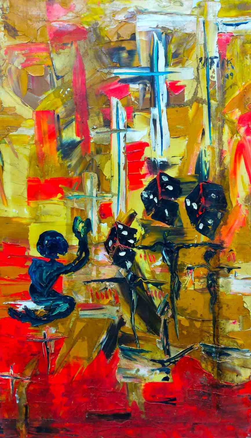 Silhouette Dansante Abstraite