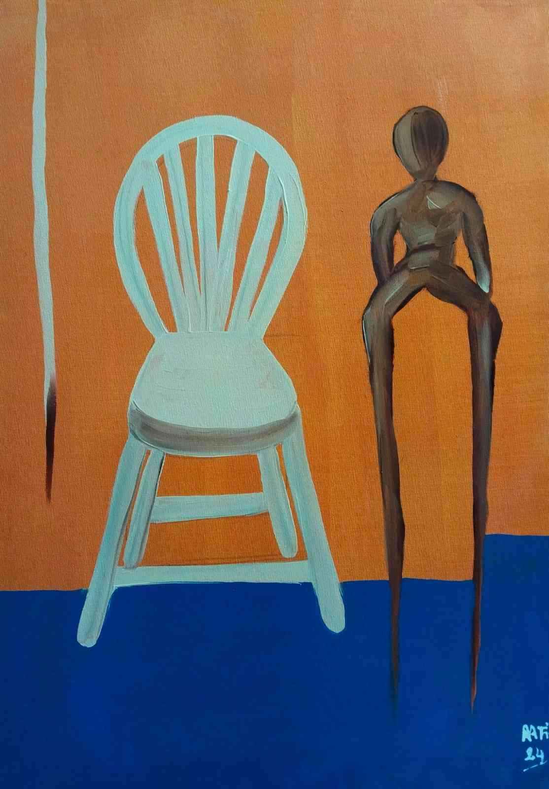 "Undo me" triptyque  100/80cm+70/50cm *2