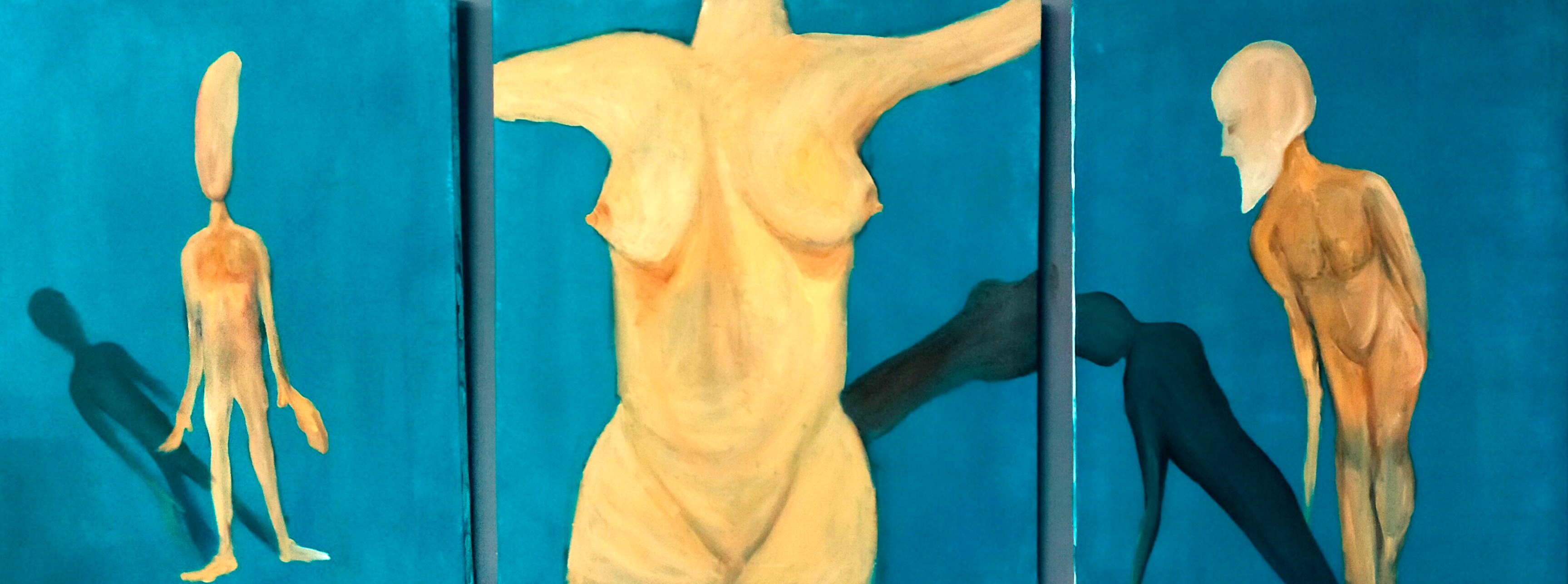 « Bodies » Triptyque 67/47cm+60/55cm+65/50cm